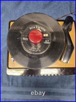 Vintage 1950 RCA Victor 45 RPM Record Player with Auto Changer Model 45-EY-2