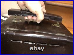 Vintage 1950's RCA VICTOR 45-EY-3 Portable TUBE 45 RECORD PLAYER