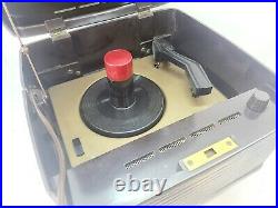 Vintage 1950's RCA Victor 45-Ey-3 Tube Bakelite 45-Rpm Record Player