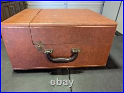 Vintage 1950s 60s Silvertone Phonograph Record Player, Tubes Vintage 1950s 60s Silvertone Phonograph Record Player, Tubes