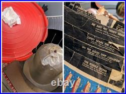 Vintage 1955 rare carousel See-A-Song visual phonograph/recordplayer, works