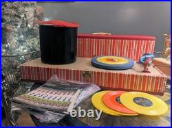 Vintage 1955 rare carousel See-A-Song visual phonograph/recordplayer, works