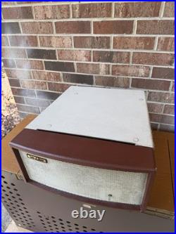 Vintage 1958 Voice of Music V-M Portable Record Player Model 1281 WORKS