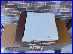 Vintage 1958 Voice of Music V-M Portable Record Player Model 1281 WORKS