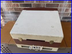 Vintage 1958 Voice of Music V-M Portable Record Player Model 1281 WORKS
