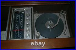 Vintage 1960's Mid Century Magnavox IRP633 Console Stereo Radio Record Player