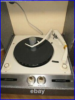 Vintage 1963 Bradford Automatic VOM Flip Out Tube Turntable Record Player