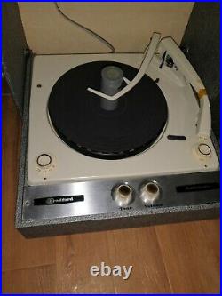Vintage 1963 Bradford Automatic VOM Flip Out Tube Turntable Record Player