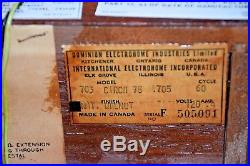 Vintage 1965 Electrohome 703 Circa 75 Walnut Dielcraft Canada Record Player