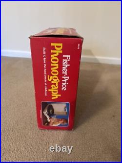Vintage 1984 Fisher Price Phonograph Record & Cassette Tape Player Box Work READ Vintage 1984 Fisher Price Phonograph Record & Cassette Tape Player Box Work READ
