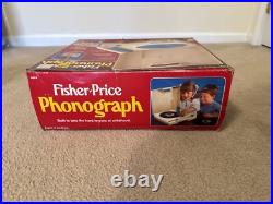 Vintage 1984 Fisher Price Phonograph Record & Cassette Tape Player Box Work READ Vintage 1984 Fisher Price Phonograph Record & Cassette Tape Player Box Work READ