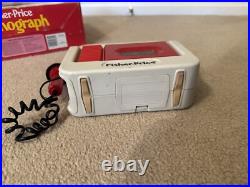 Vintage 1984 Fisher Price Phonograph Record & Cassette Tape Player Box Work READ Vintage 1984 Fisher Price Phonograph Record & Cassette Tape Player Box Work READ