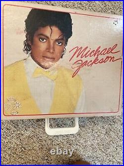 Vintage 1984 MICHAEL JACKSON VANITY FAIR PHONOGRAPH withBox Working Record Player