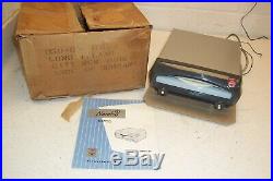 Vintage 50's 60's Nos Norelco Car 45rpm Record Player Germany Orig Gm Ford Mopar
