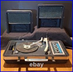 Vintage ARVIN Portable Sterephonic Turntable Stereo Record Player (Tested)
