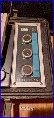 Vintage ARVIN Portable Sterephonic Turntable Stereo Record Player (Tested)