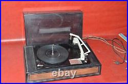Vintage BSR Record Player Turntable Model 703 FULLY TESTED WORKING Dust Cover