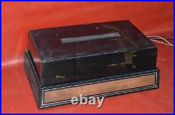 Vintage BSR Record Player Turntable Model 703 FULLY TESTED WORKING Dust Cover