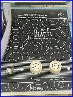 Vintage Beatles Record Player NEMS 1964 Original RARE