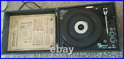 Vintage Beckley Cardy Portable Phonograph Turntable Record Player 322-487 (rare)
