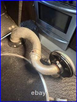 Vintage Birch Model 30 Phonograph Record Player Hand Crank, Working