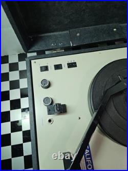 Vintage Califone 1010AV 3-Speed Phonograph Record Player Turns On