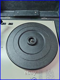 Vintage Califone 1010AV 3-Speed Phonograph Record Player Turns On