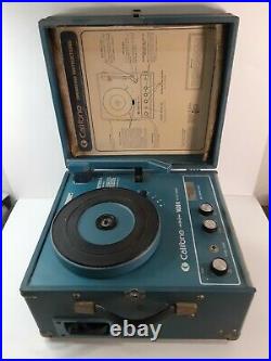 Vintage Califone 1430K Record Player Turntable Works