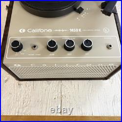 Vintage Califone #1450K Portable Record Player Tested Works Great