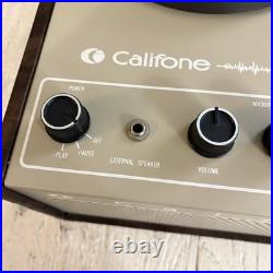 Vintage Califone #1450K Portable Record Player Tested Works Great