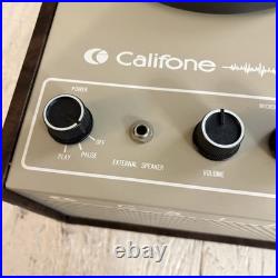 Vintage Califone #1450K Portable Record Player Tested Works Great