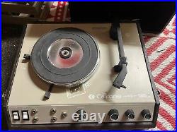Vintage Califone 1845K Record Player with Speaker Working Read Full Desc