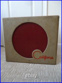 Vintage Califone Director Model 112V-7 Tube Record Player PA System RARE Working