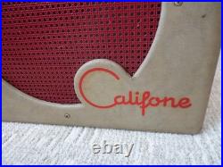 Vintage Califone Director Model 112V-7 Tube Record Player PA System RARE Working