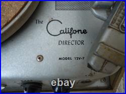 Vintage Califone Director Model 112V-7 Tube Record Player PA System RARE Working