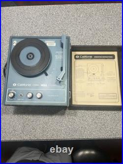 Vintage Califone Turntable 1420k Portable record player 4 speed phonograph Vintage Califone Turntable 1420k Portable record player 4 speed phonograph