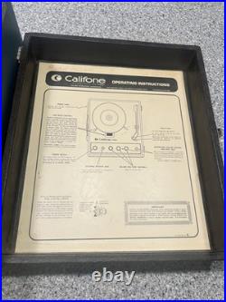 Vintage Califone Turntable 1420k Portable record player 4 speed phonograph Vintage Califone Turntable 1420k Portable record player 4 speed phonograph