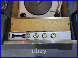Vintage Columbia Elite Tube Powered Record Player 50's 60's Mid Century Modern