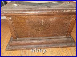 Vintage Columbia Grafonola Wind Up Phonograph UNTESTED Record Player