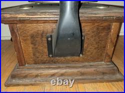 Vintage Columbia Grafonola Wind Up Phonograph UNTESTED Record Player Vintage Columbia Grafonola Wind Up Phonograph UNTESTED Record Player