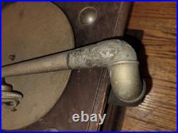 Vintage Columbia Grafonola Wind Up Phonograph UNTESTED Record Player