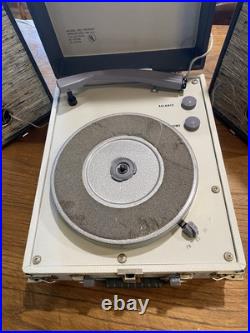 Vintage Columbia Stereophonic Phonograph Model Ph7014t Record Player Turntable