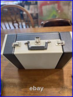 Vintage Columbia Stereophonic Phonograph Model Ph7014t Record Player Turntable