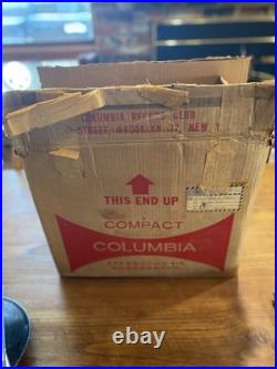 Vintage Columbia Stereophonic Phonograph Model Ph7014t Record Player Turntable