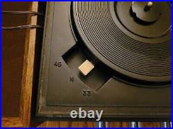Vintage Concert Hall Record Player Turntable AND Radio Tuner Model 342 7 inch re