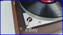 Vintage DUAL 1219 Turntable Record Player Shure Cartridge Nice Plinth Works