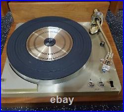 Vintage EMPIRE 698 TURNTABLE Record Player- Serviced- New Belt & Cart- Excellent