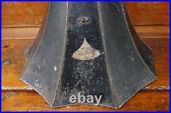 Vintage Edison Standard Cylinder Phonograph Record Player Horn Original Black