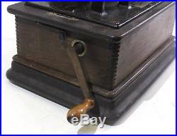 Vintage Edison Standard Phonograph Wax Cylinder Record Player WORKS! Model E
