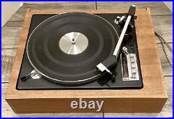Vintage Elac Miracord 50H Turntable Record Player with Wooden Case